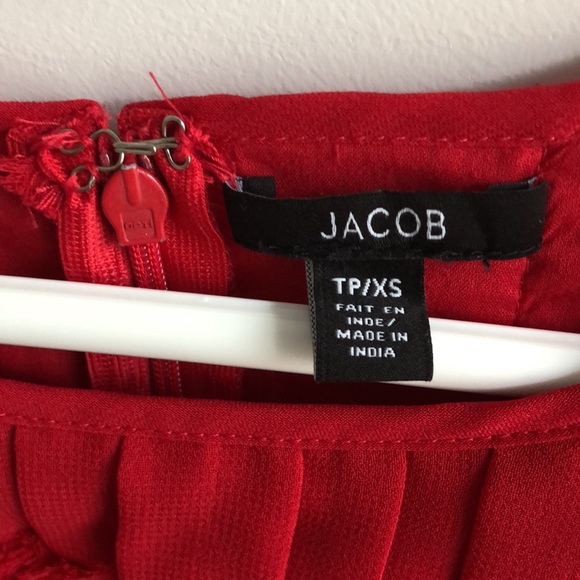 Jacob Rouge Dress | XS - Picture 3 of 5